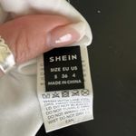 SheIn Sleeveless Bodycon Dress Sheer Mesh Shiny Sequins Party Dress with Fringe Photo 4