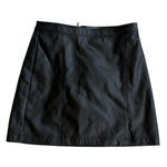 Abercrombie & Fitch  Black Leatherette Mini Skirt Size Small NEW NWT Photo 0