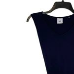 CAbi Asymmetrical Ruched Sleeve One Shoulder Tank Top V-Neck Small Women Photo 4