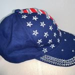 Sparkle Patriotic USA Flag Jewels Hat/Cap Photo 4