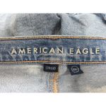 American Eagle  Strigid Relaxed Distressed Denim Shorts – Blue – Size 14 Photo 3