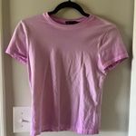 Good American  Medium Washed Purple Tee Shirt Photo 0