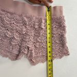 Wet Seal  Pink Crochet Lace Shorts – Size M Photo 3