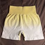AYBL  Yellow Ombré Seamless Shorts Photo 2