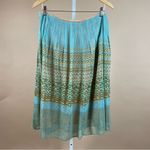 Christopher & Banks  Skirt 8 Colorfully Lightweight Flared Summer Chiffon Flowy Photo 1