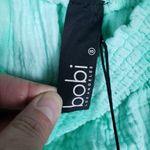 Bobi NWT  Gathered Scoop Neck Blue Splatter Tie Dye Top Women's Size Small Photo 7