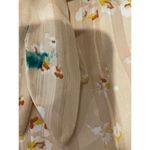 WAYF Cream Off The Shoulder Long Sleeve Floral Print Flowy Tunic Dress L Photo 10