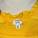 Crown & Ivy  Yellow, Pink, and Orange Tiered Dress with Ruffles Size XS Photo 2