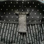 Zac & Rachel Polka Dot Pull‑On Pants 6 Black White Casual Stretch Ankle Straight Photo 11