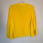 CAbi Yellow Oversized Cardigan Sweater Womens M Casual Fall Preppy Slouchy Photo 4