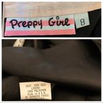 Preppy Girl Black & Pink Silk Midi Dress Size 8 Photo 4