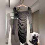 Princess Polly  NWT CHARVI LONG SLEEVE MINI DRESS BLACK Photo 10