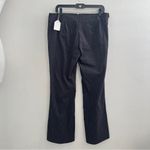 Bisou Bisou Dark gray and Pink Pinstripe Trousers pants Photo 4