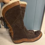 The North Face PrimaLoft Brown SUEDE 200 GRAM INSULATED WATERPROOF BOOTS Size 9 Photo 6