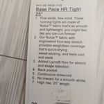 Lululemon base pace Hr tight 25" women's leggings gym running size 20 Photo 6