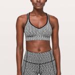 Lululemon Speed Up Gray Patterned Sports Bra Photo 3