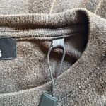 The Kooples Logo T-Shirt Brown Cotton White Short Sleeve Women’s Size 1 NWT Photo 7