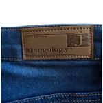 Jeggology Jeggings Womens Medium Blue High Rise Ripped Raw Hem Distressed Size 7 Juniors Photo 5