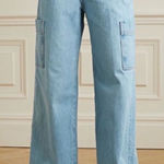 frame denim NWOT Frame High Rise Baggy Pocket Jeans Revolve Light Wash 31 Photo 0