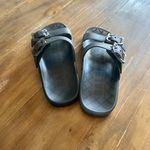 Balenciaga Mallorca Transparent Dual-buckle Slide Sandals In Black Sz 10 New Photo 2