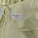 Tea & Cup  Yellow Romper Small Lace Trim Boho Summer Festival Photo 5