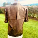 BCBG Maxazria Foley gold metallic blazer Photo 6