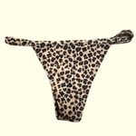 Y2K Leopard Print Bikini Bottom Brown Black Medium Photo 4