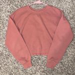 Aerie Pink Sweatshirt Crop Top Photo 0