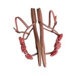 Sam Edelman Eliza Woven Thong Round Chic Flat Sandals Pink Lily Stripe Size 7 Photo 8