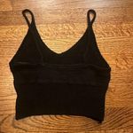 Debut black crochet tank top Photo 1