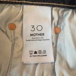 MOTHER Women's Straight Leg Jeans in Blue with Red Stripe Size 30 Photo 11