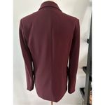 H&M  Burgundy blazer oversized size 2 office blazer classy blazer Photo 3