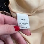 DL1961  Silk and Sheep Leather Button Down Blouse Photo 3