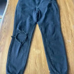 Women's Vervet by Flying‎ Monkey Black Distressed Jeans Size 32 Bin B Photo 0