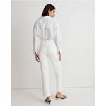 Madewell Petite Perfect Vintage Straight Jean 31P Women’s White NWT NJ349 Photo 6