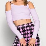 The Ragged Priest Cold Shoulder Crop Top Photo 0