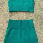 OQQ turquoise teal activewear set Green Photo 0