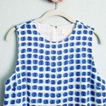 Kate Spade  Island Stamp Blue and White Layered Tank Photo 2