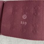 Lululemon 32D Burgundy Mesh Awake to Lace Sports Bra Racerback Workout Athletic Photo 3