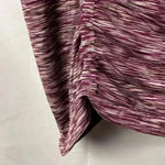 Athleta WOMENS SIZE LARGE MAROON WHITE TBACK ATHLETIC TOP GOOD CLEAN CONDITION Photo 4