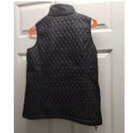 Lands' End  Women's Size Small (6-8) Primaloft Black Quilted Full Zip Vest Photo 2