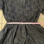 Simply Vera [ wang] NWT medium black eyelet dress Photo 12