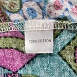 Art to Wear Boho Colorful Patchwork Cotton Jumpsuit Red Size XXL Photo 2