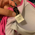 Vintage Ocean Jewel Pink Ruched Swimsuit Size Small One Piece Sweetheart Photo 4