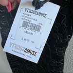 Amuse Society NWT Azalea Bodysuit Black Lace Medium Photo 13