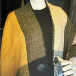 Akira  Boho Plaid Pleated Kimono long Maxi Poncho.   A36 Photo 5