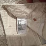 American Eagle  cream denim shorts. Stars and Stripes details on back pockets Photo 3