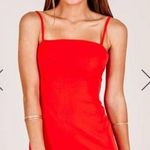 Showpo Red On Route Bodycon Dress  Photo 0