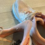 Hoka  Women’s Clifton 8 Cantaloupe Silver Peony Pink Running Shoe Size 10.5 Photo 6