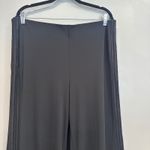 Ralph Lauren  Black Wide Leg Pull on Pants Trim Detail Women's Size XL Photo 3